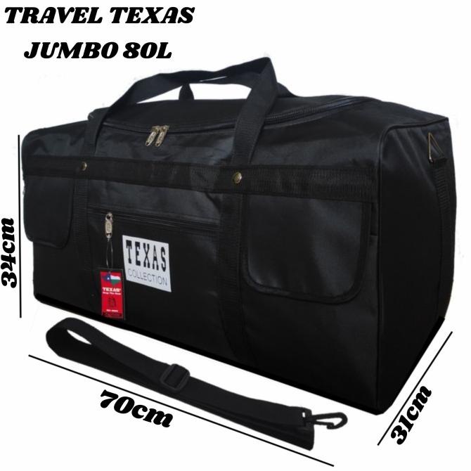tas pakaian travel bag texas super jumbo 80 liter