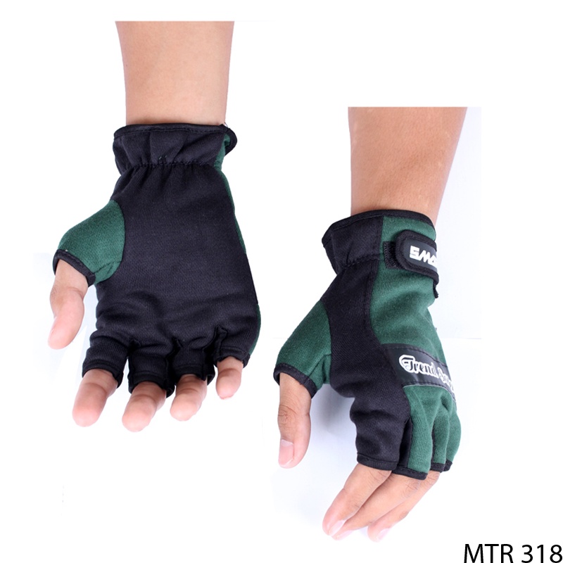 Sarung Tangan Setengah Jari untuk Sepeda Motor Banyak Motif dan Warna - MTR (COMB)