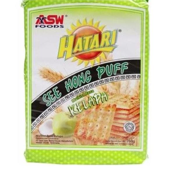 

ォ Hatari See Hong Puff Biskuit Kelapa 2 x 260 gr ☠