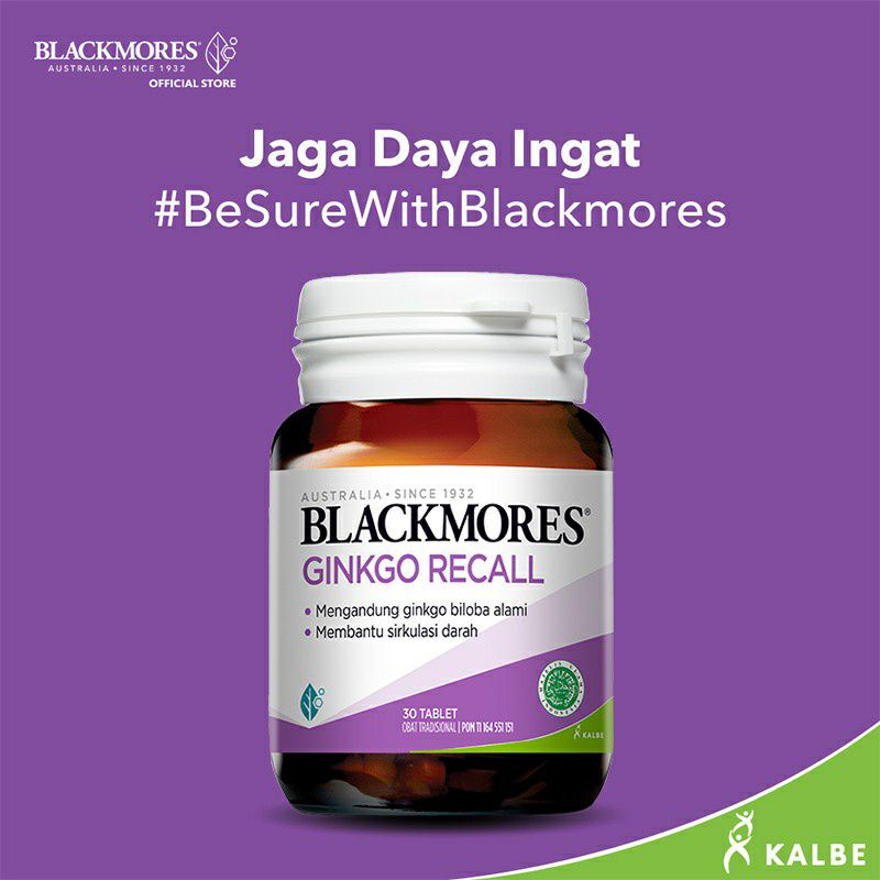 Blackmores Ginko Recall isi 30