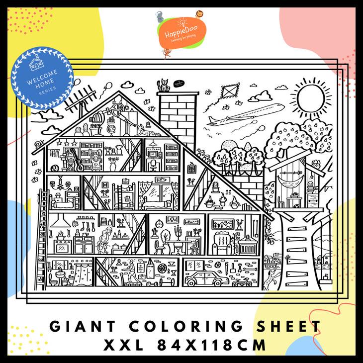 

GIANT COLORING SHEET / GIANT COLORING POSTER / KERTAS MEWARNAI KODE 116