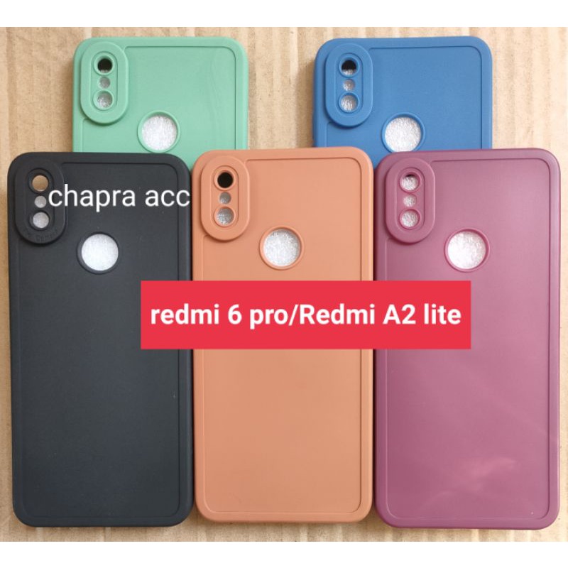 Type Hp REDMI 6 PRO/MI A2 LITE Soft case/slikon/kondom/case terbaru macaron pro camera/kamera