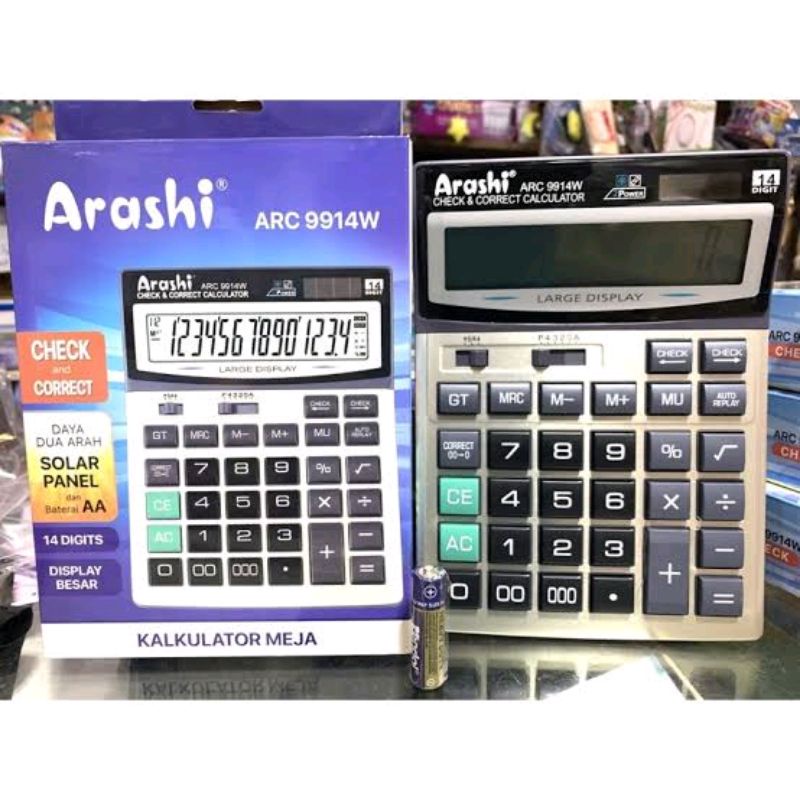 

KALKULATOR ARASHI 9914