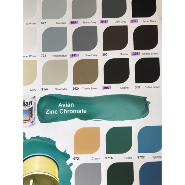 Avian Cat Kayu Dan Besi 0,9liter