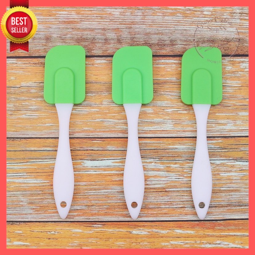 GOS - A112 - Spatula Pengikis Kue SIlicone Tahan Panas / Spatula Silikon / Pengaduk Kue Adonan