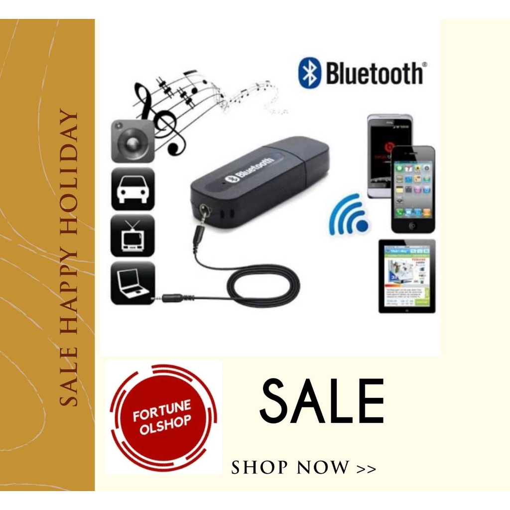 (FO) BLUETOOTH RECEIVER MUSIK USB WIRELESS BLUETOOTH