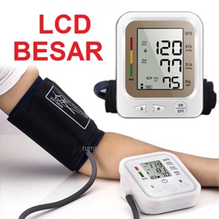 Tensimeter Tensi Meter Pengukur Tekanan Blood Pressure Monitor Portable Digital Darah Alat LCD Besar