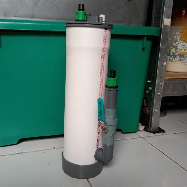 Filter Canister Diy Tabung Only - Putih