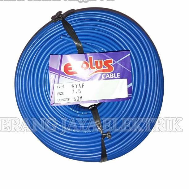 Kabel Listrik Serabut Tunggal 1.5 Evolus Per Roll 50 mtr