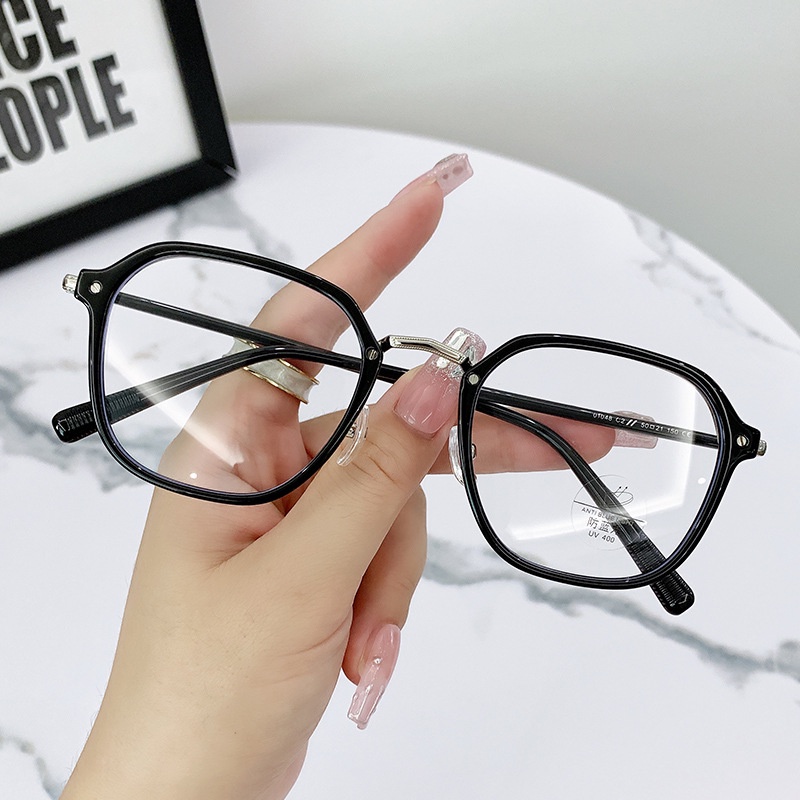 Korean TR90 Anti Radiation Eyeglasses Women Men Comfortable Computer Optical Glasses