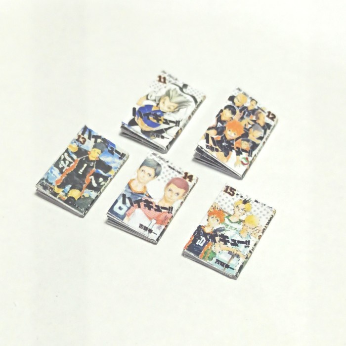 Miniatur Diorama 1/12 Komik Manga - Haikyuu Set 3 (Figma Nendoroid)