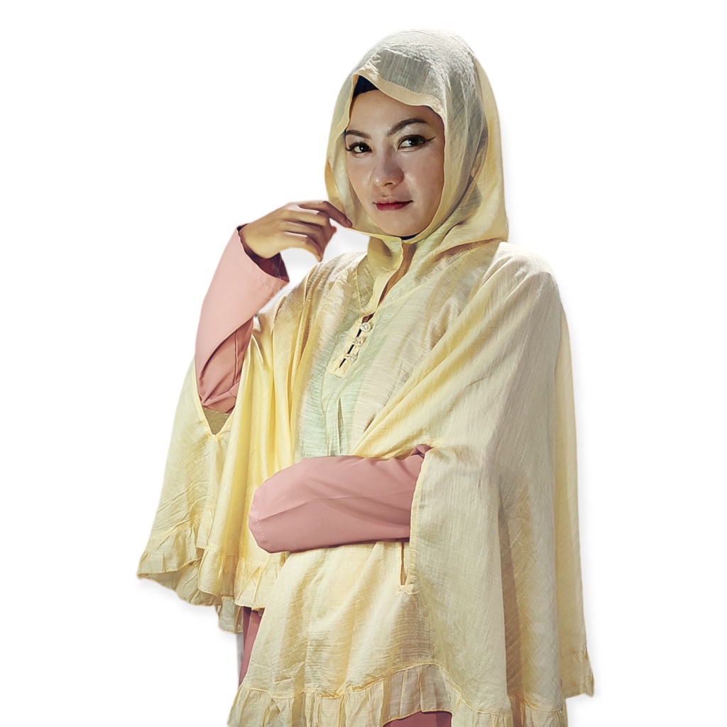 [ SALE ] JILBAB SYAHRINI OUTER POLOS SILKY PREMIUM WARNA RANDOM / LUARAN JILBAB/ KERUDUNG / HIJAB CO