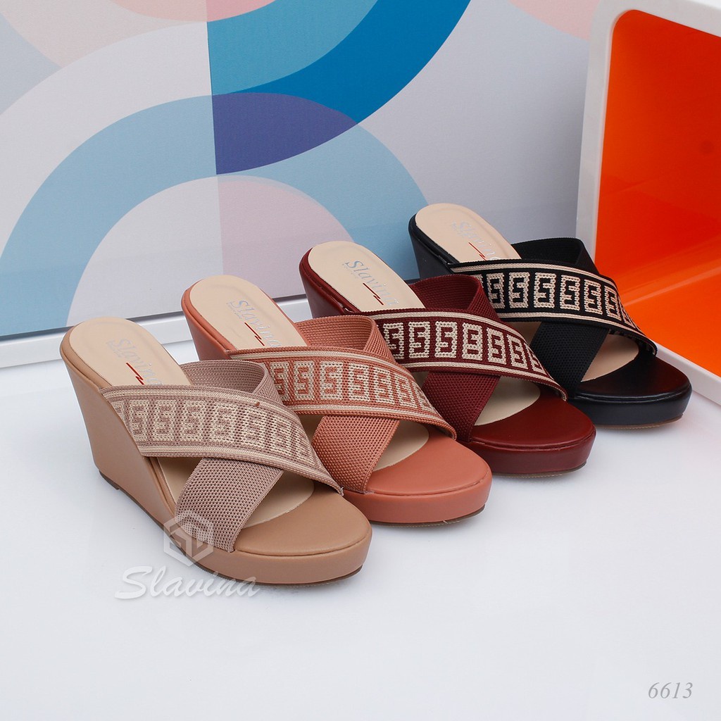 BIG SALE - Ivony Seivona - 6613 Sandal Slavina Wedges Series