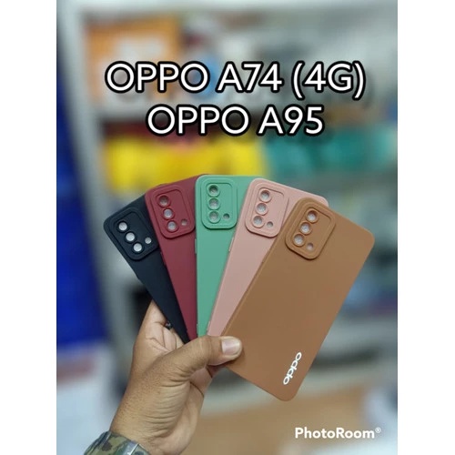 OPPO A74 / OPPO A95 SoftCase ProCamera Silicone Matte Edge