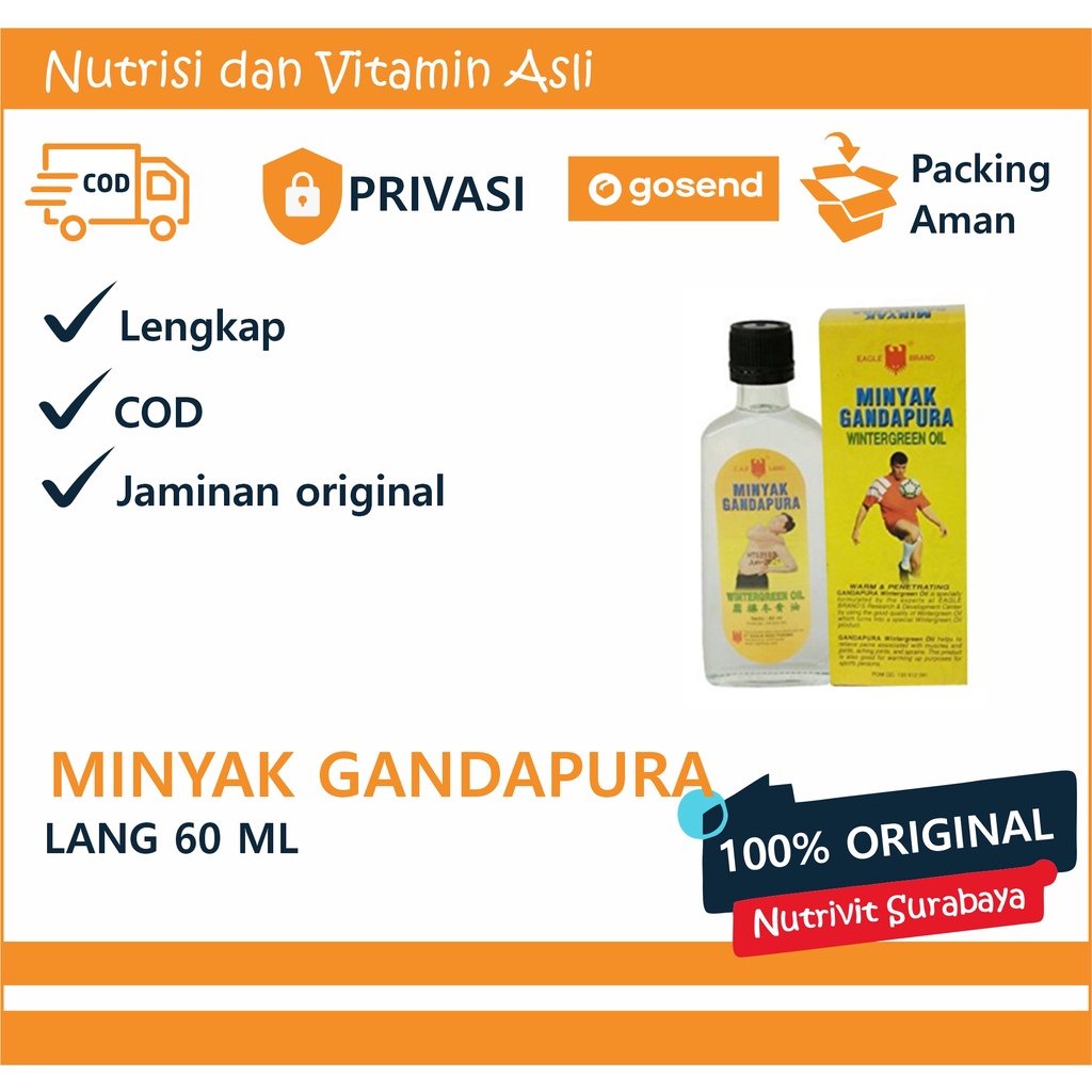 Minyak gandapura cap lang 60ml