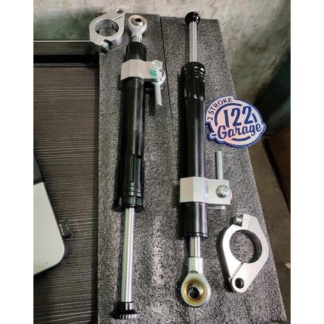 steering damper stabilizer stang machimura long model ktc kitaco klik fungsi hitam black