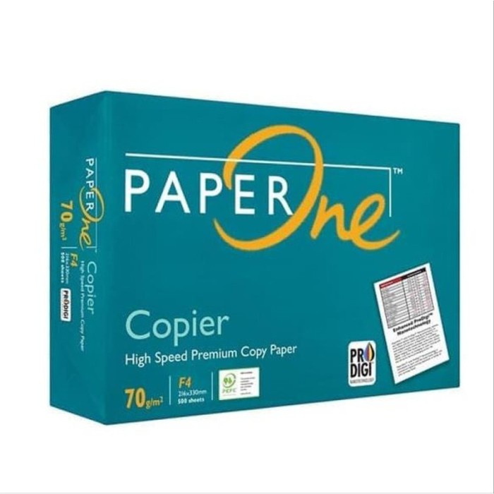 Kertas  F4 HVS PAPERONE PAPER ONE F4 75 Gsm Gram