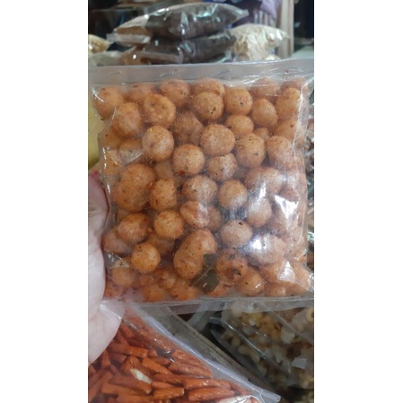 

Cimol kering viral rasa pedas daun jeruk