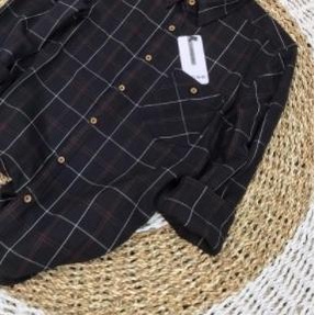 Baju Kemeja Kerja Pria Lengan Panjang Motif kotak Kotak KEREN