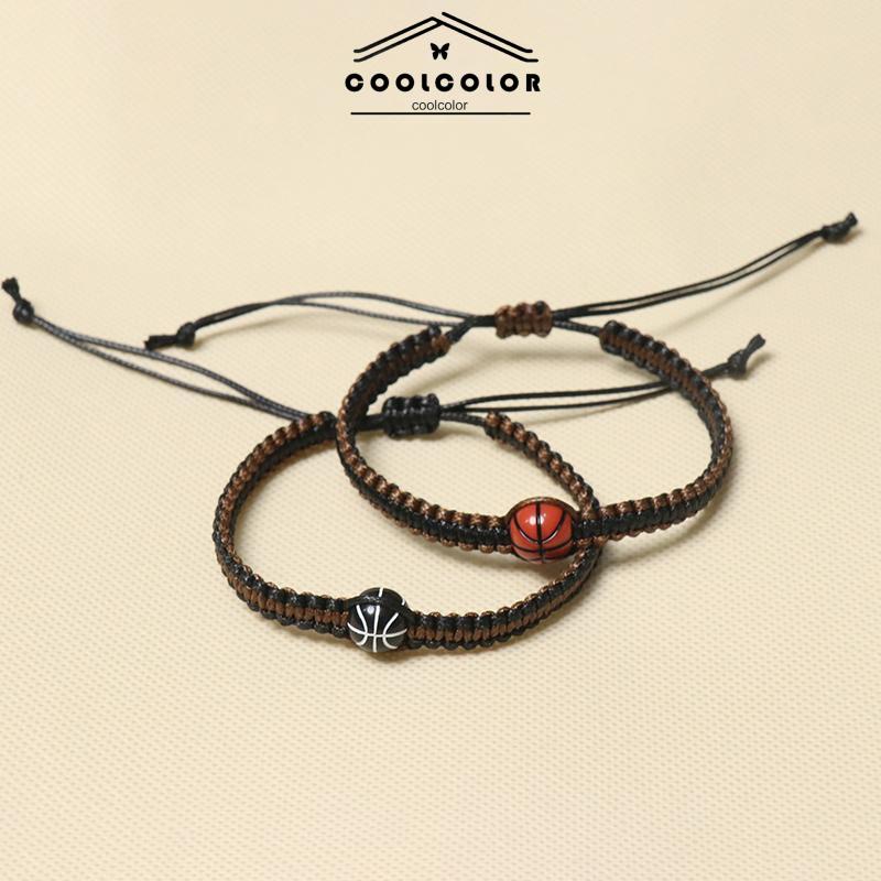 COD❤️1 Pcs Gelang Couple Tali Fashion Korea Basket Gaya Untuk Pria Dan Wanita- cl