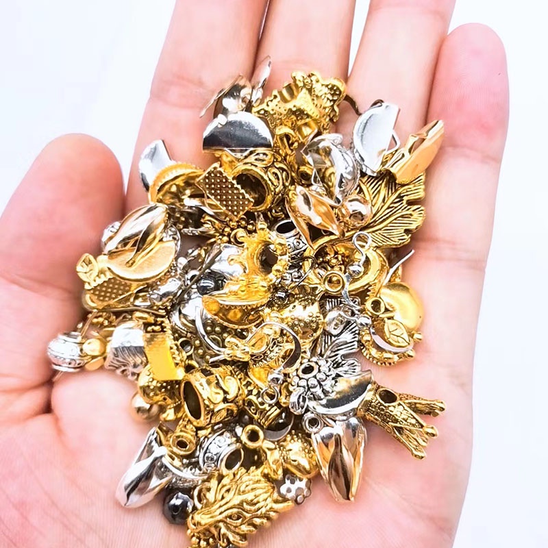 20g Liontin Bentuk Hewan Bahan Metal Alloy Handmade Gaya Retro Untuk Aksesoris Gelang Kalung