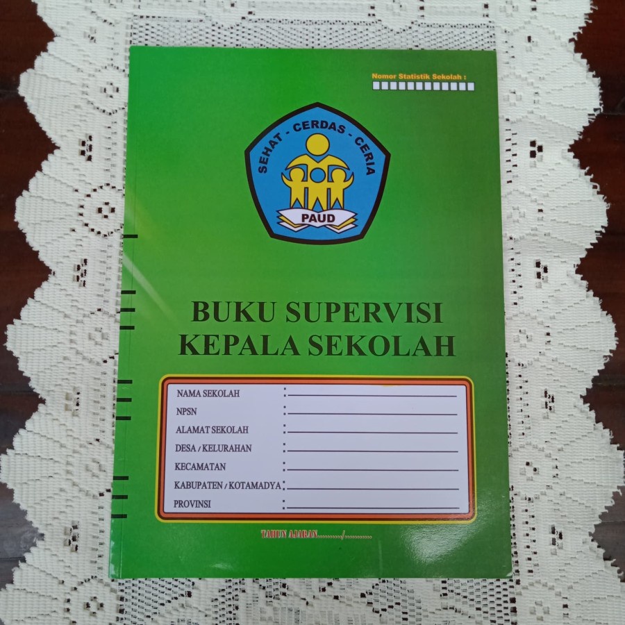 

Buku supervisi kepala sekolah untuk TK/Paud(buku administrasi TK/paud)
