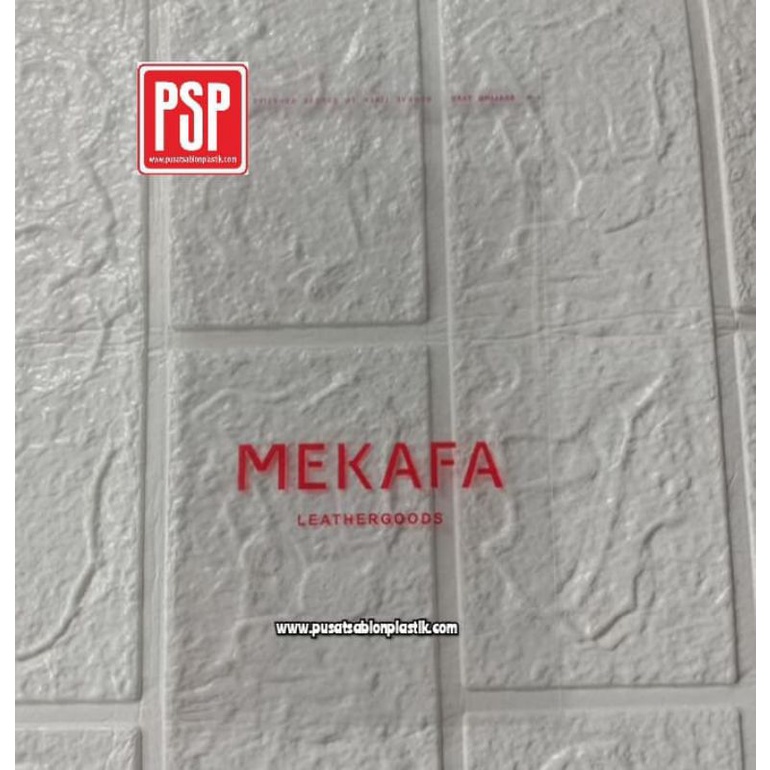 

sablon plastik opp 13x15 satu warna