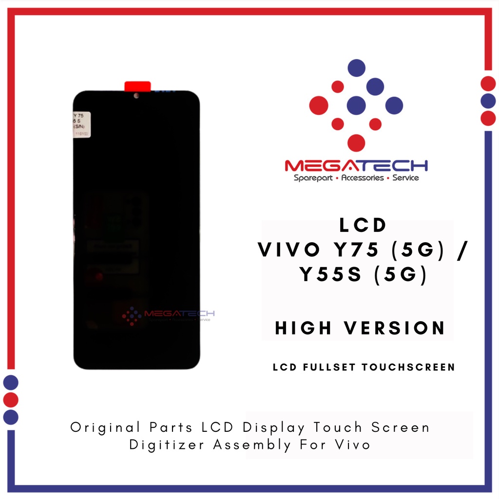 LCD Vivo Y75 / Vivo Y55S (5G) Fullset Touchscreen