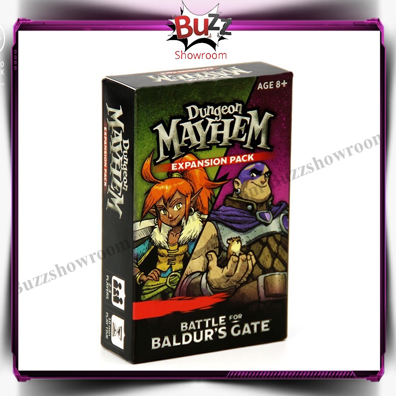 Dungeon Mayhem Battle For Baldur's Gate Expansion Pack Card Game