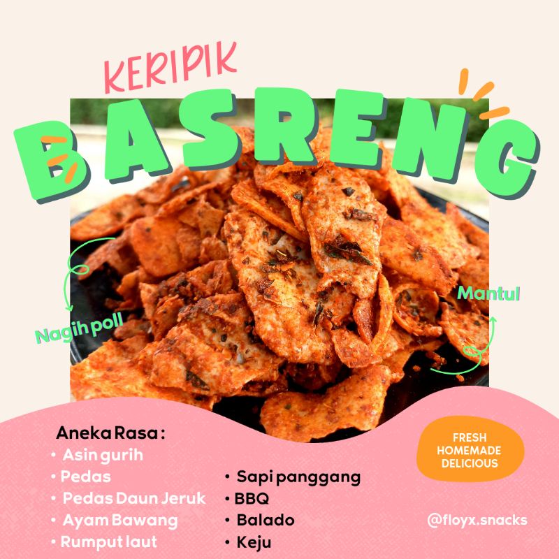 

READY KRIPIK BASRENG MANTAP ENAK 250 GR