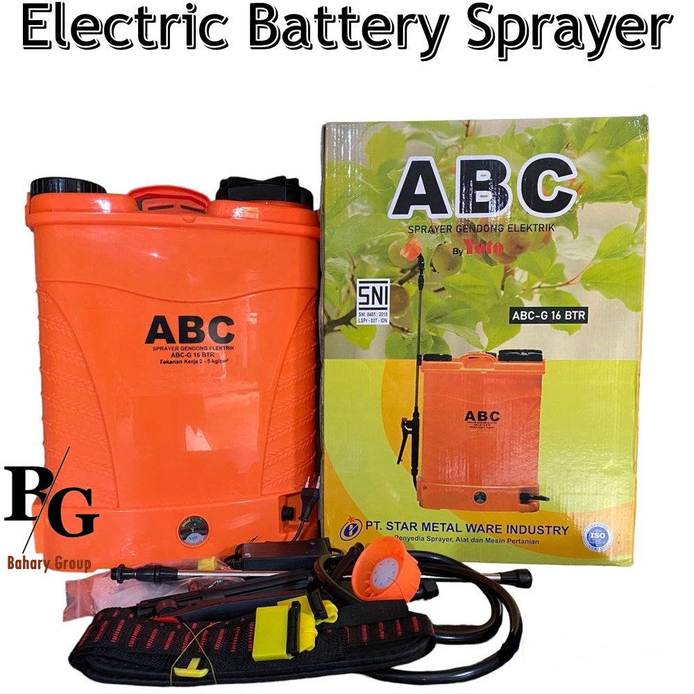 Jual Tangki Sprayer Elektrik ABC 16 Liter Sprayer Elektrik | Shopee ...