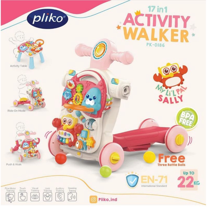 PUSH WALKER PLIKO 17 in 1