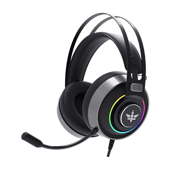 Headset NYK Nemesis HS-E12 HSE12 Akkadia RGB | Headset Gaming