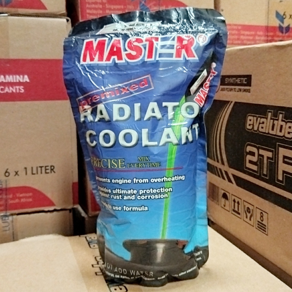 RADIATOR COOLANT / CAIRAN RADIATOR MASTER RADIATOR COOLANT 1 LITER HIJAU