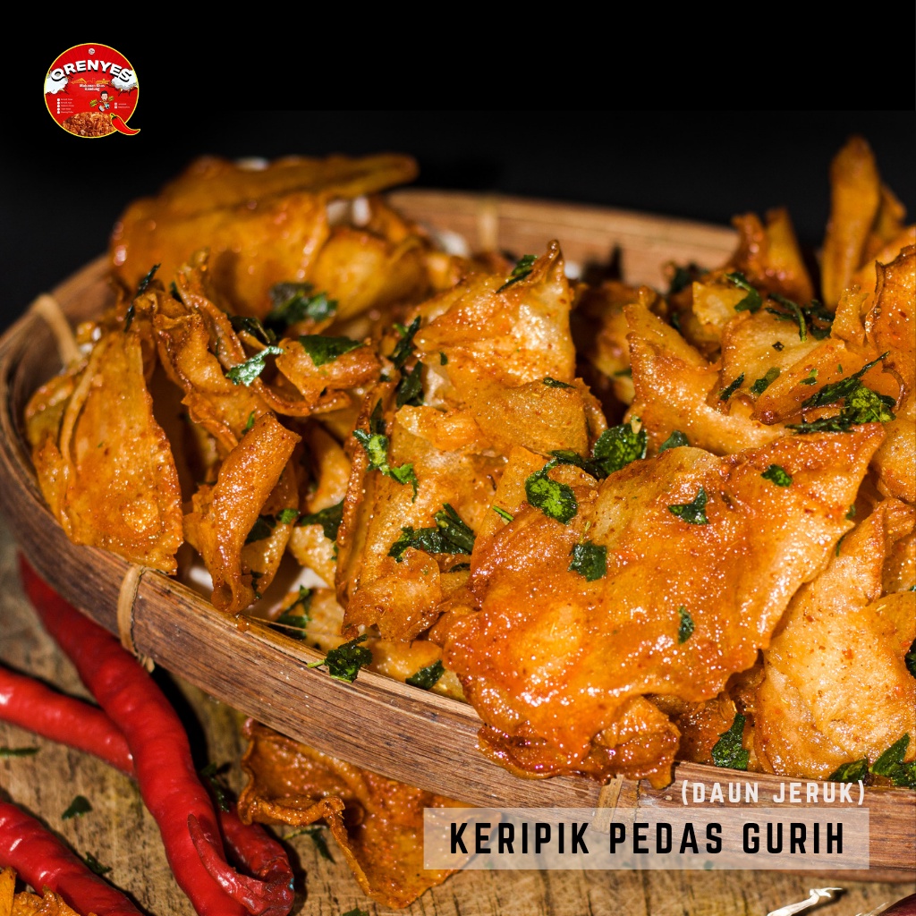 

Keripik Pedas Asin Gurih Kripik Singkong Murah Original 125gr Snack jajanan Khas Bandung Terlaris