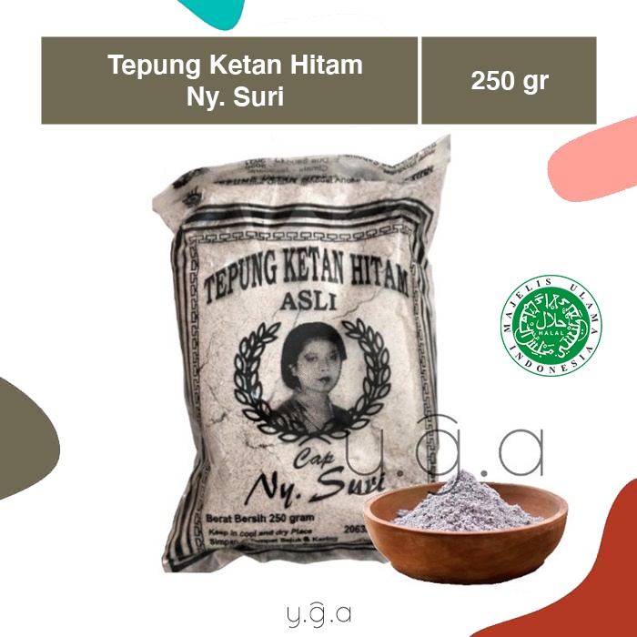 

Tepung Ketan Hitam Ny. Suri 250gr