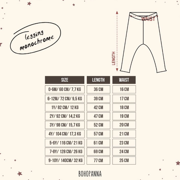 Bohopanna - Legging Unisex