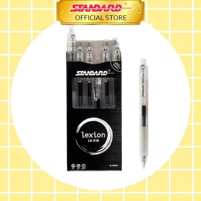 

BAYAR DITEMPAT STANDARD PEN LEXION 0.5 LX-318 ISI 6 PCS /ALAT TULIS AESTHETIC/ALAT TULIS SEKOLAH/ALAT TULIS SET/ALAT TULIS LENGKAP/ALAT TULIS ANAK/ALAT TULIS LUCU