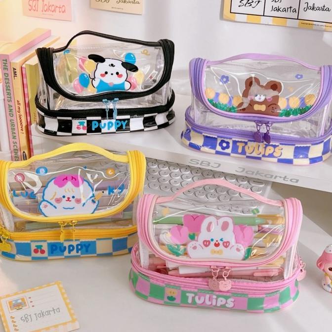 

Tempat pensil anak perempuan cewek / Pencil case besar waterproof lucu