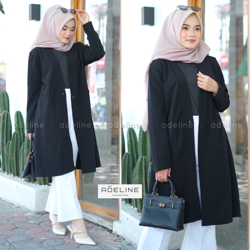 Milano Kardigan LD100 - Cardigan Wanita Korea Kasual Outer / R.7 - 293-6790