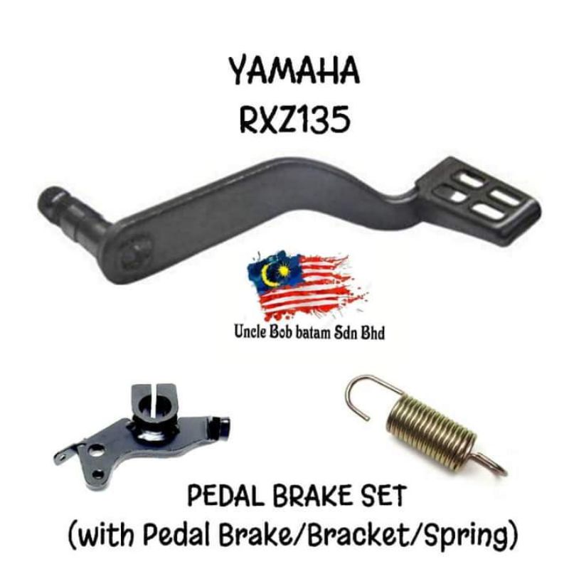 pedal rem yamaha rxz catalyzer rxz milenium complete