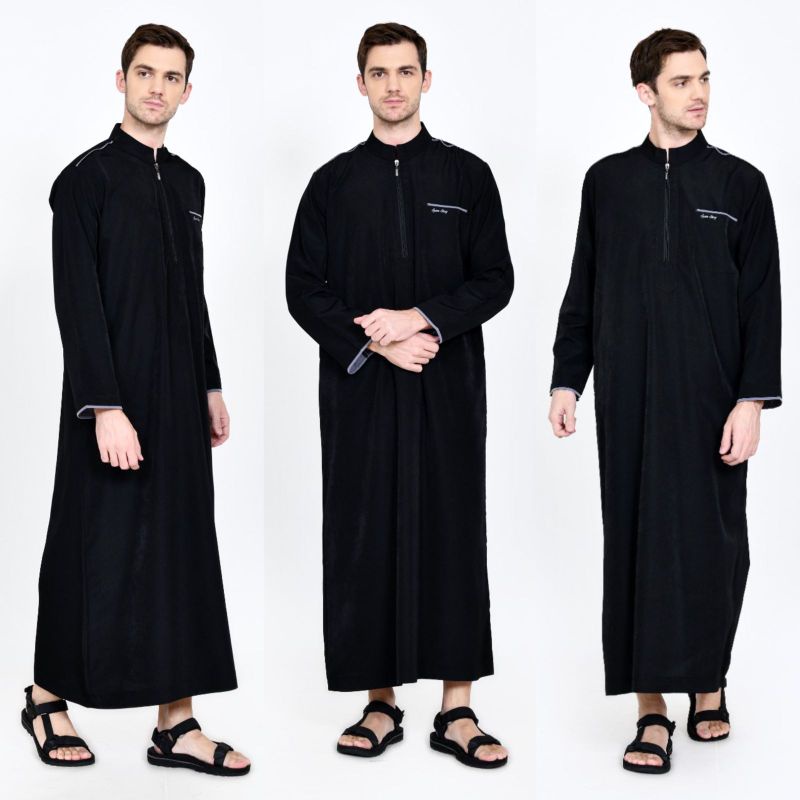 Gamis pria/Jubah Pria , Gamis Pria Muslim/Jubah Polos Dewasa Berkualitas Bahan Adem