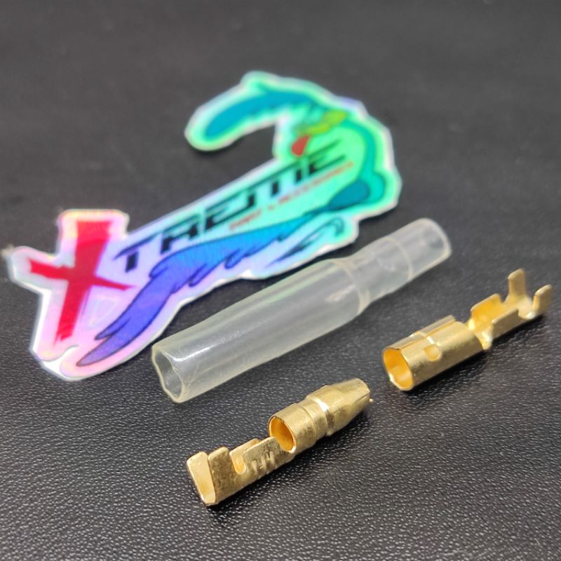 Skun Kabel Motor Bulat Cowo Cewe Karet 1 SET Soket Kabel Motor Sekun