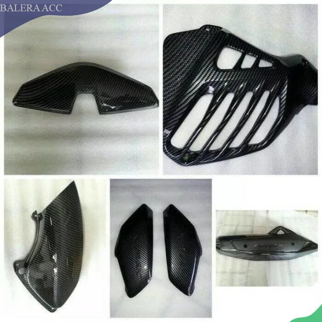 Paket Cover Nmax Cover Radiator Cover Stang Cover Knalpot Cover Body Samping Cover Filter Nmax