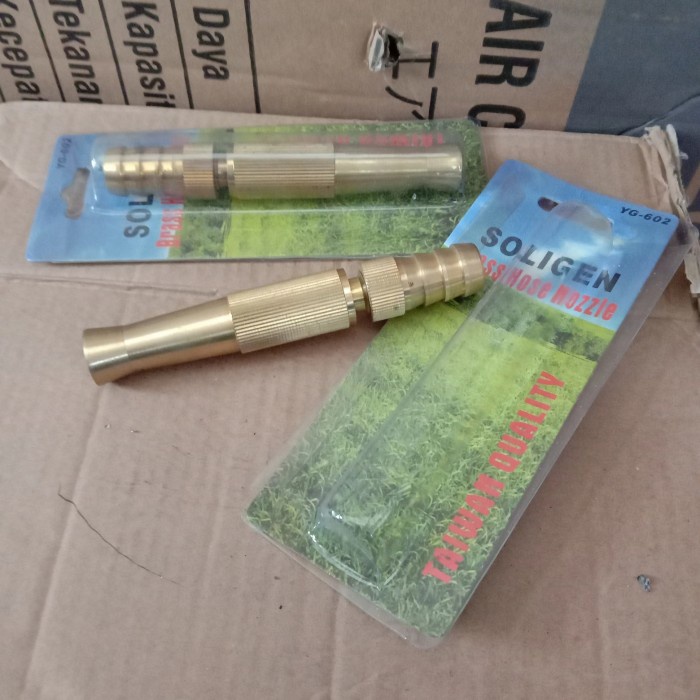 Termurah Semprotan Air Nozel Kuningan / Nozel Selang 5/8 Kualitas Taiwan Yg-602
