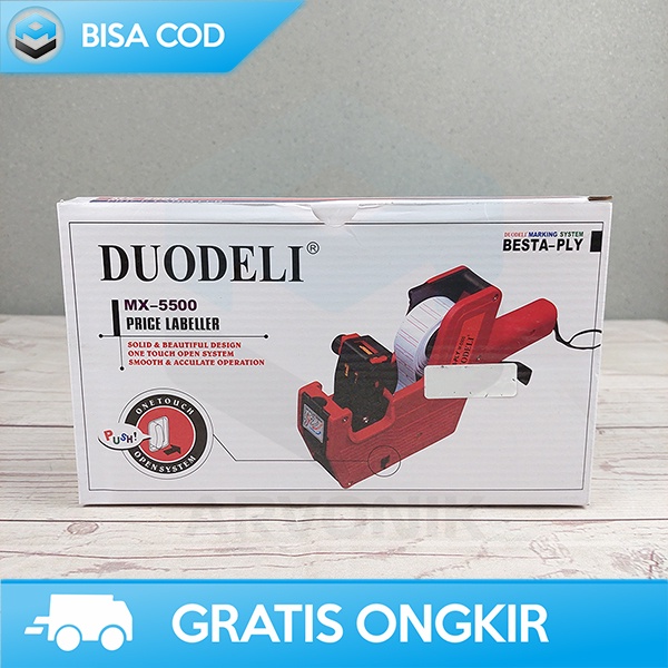 LABEL PRICE TAG MESIN LABEL HARGA PRAKTIS DAPAT DIISI ULANG MX-5500