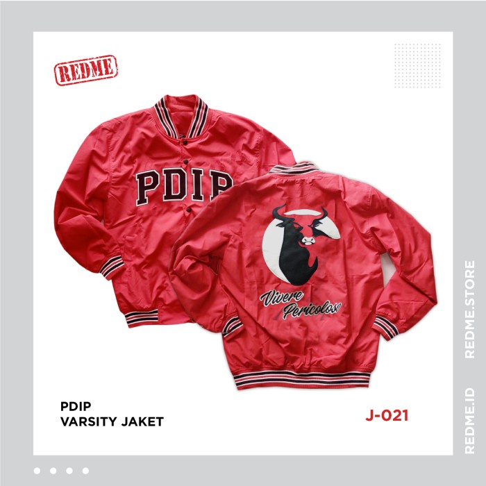 Jual Pdip Varsity Jaket Shopee Indonesia