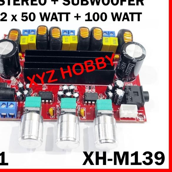 XH-M139 TPA3116D2 Power Class D 2.1 Stereo + Subwoofer TPA3116 139