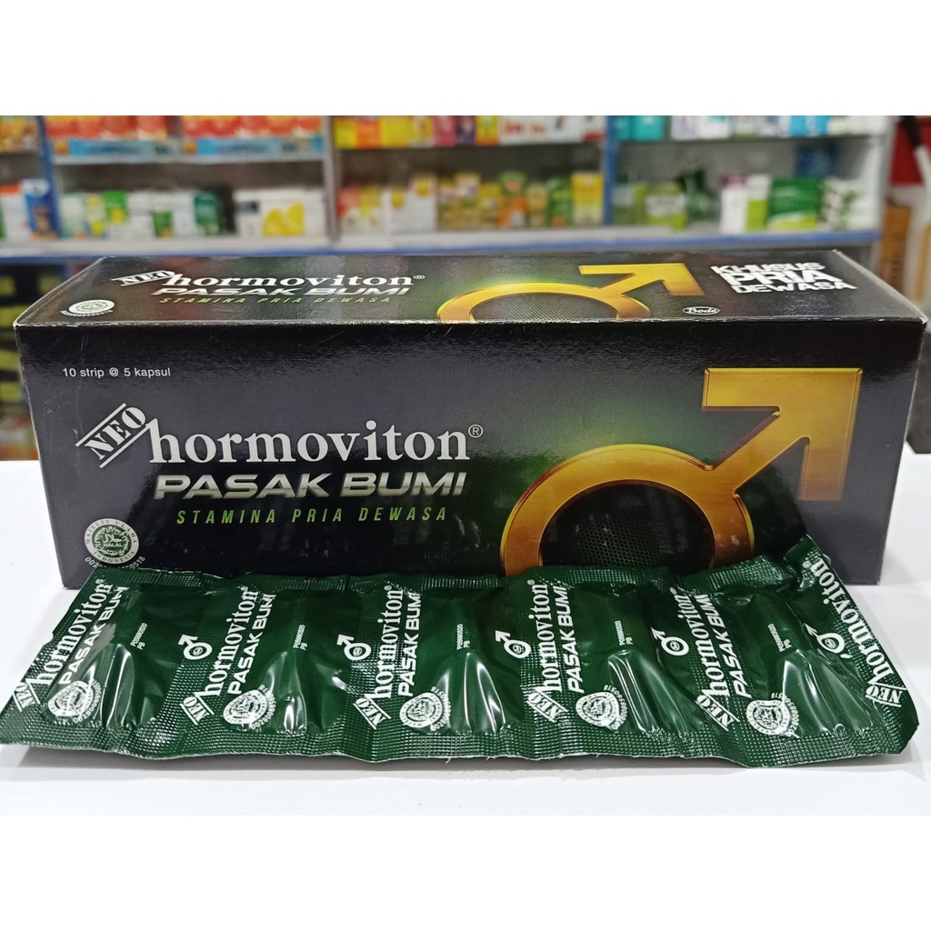 Neo Hormoviton 𝐊𝐞𝐦𝐚𝐬𝐚𝐧 𝐊𝐚𝐩𝐬𝐮𝐥 - 1 Strip Isi 5 Kapsul Stamina Pria