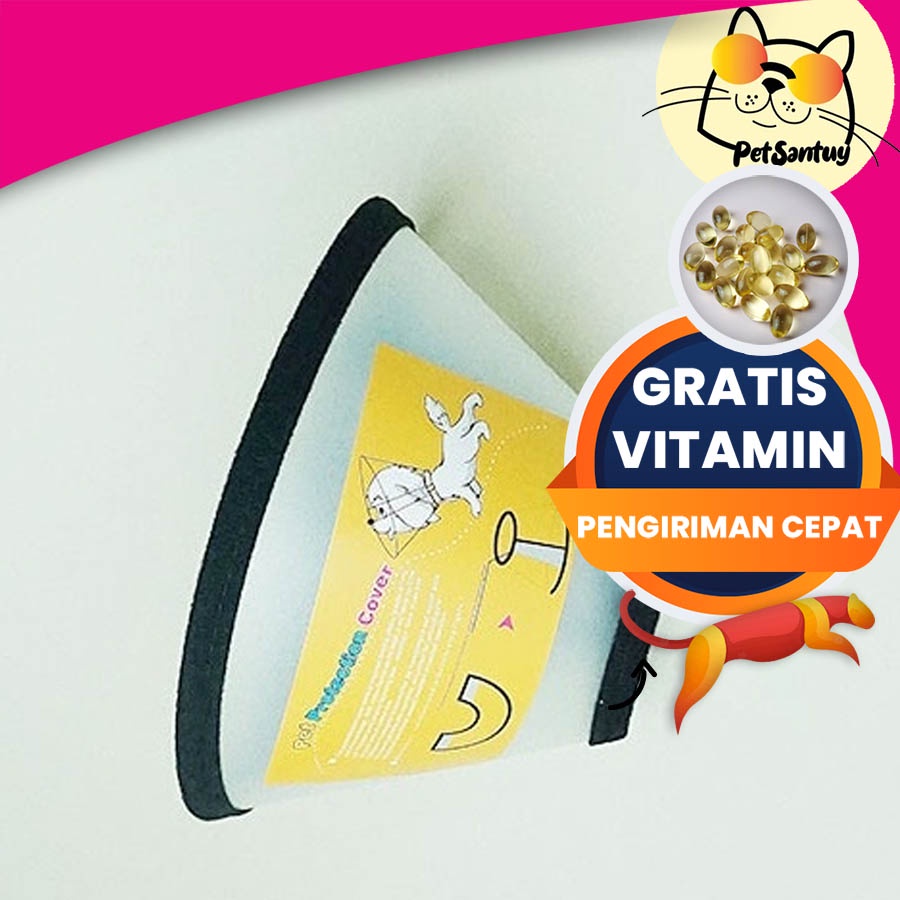 Collar Kucing Anjing No 7 Collar Corong Kucing Anjing